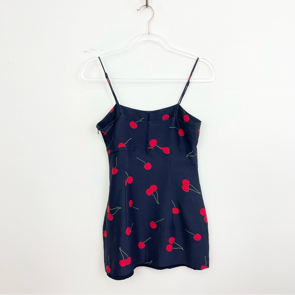 Realisation Par Navy Mini Dress with Red Cherry Print - Picture 7 of 8